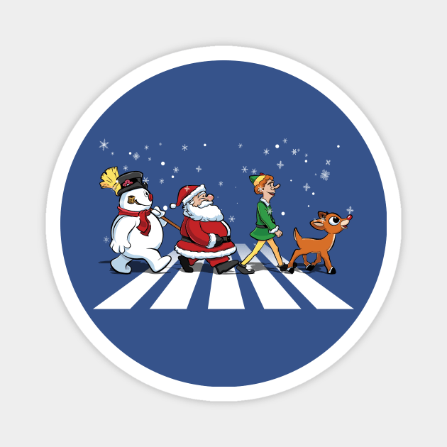 Christmas Road Magnet by amodesigns